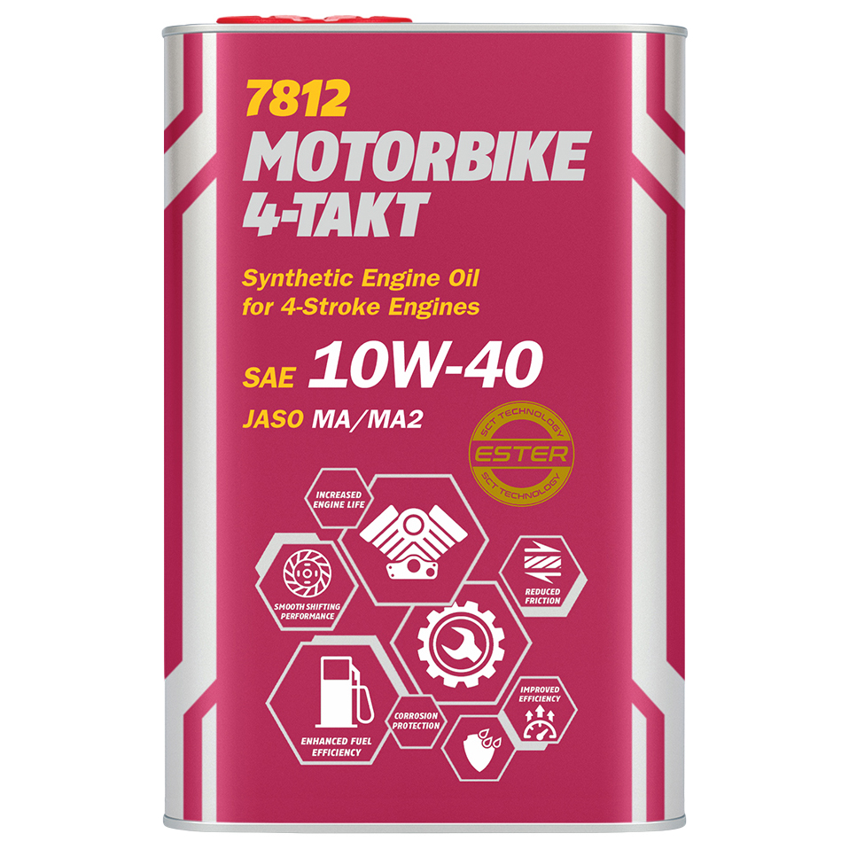 

7812-1me Motorbike Моторное масло 4-Tакт 10w40 Синтетическое 1л Kawasaki; Yamaha,Honda; Hu