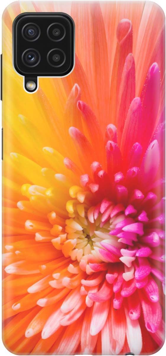 

Чехол на Samsung Galaxy A22 "Розовая хризантема", Оранжевый;розовый, 2151