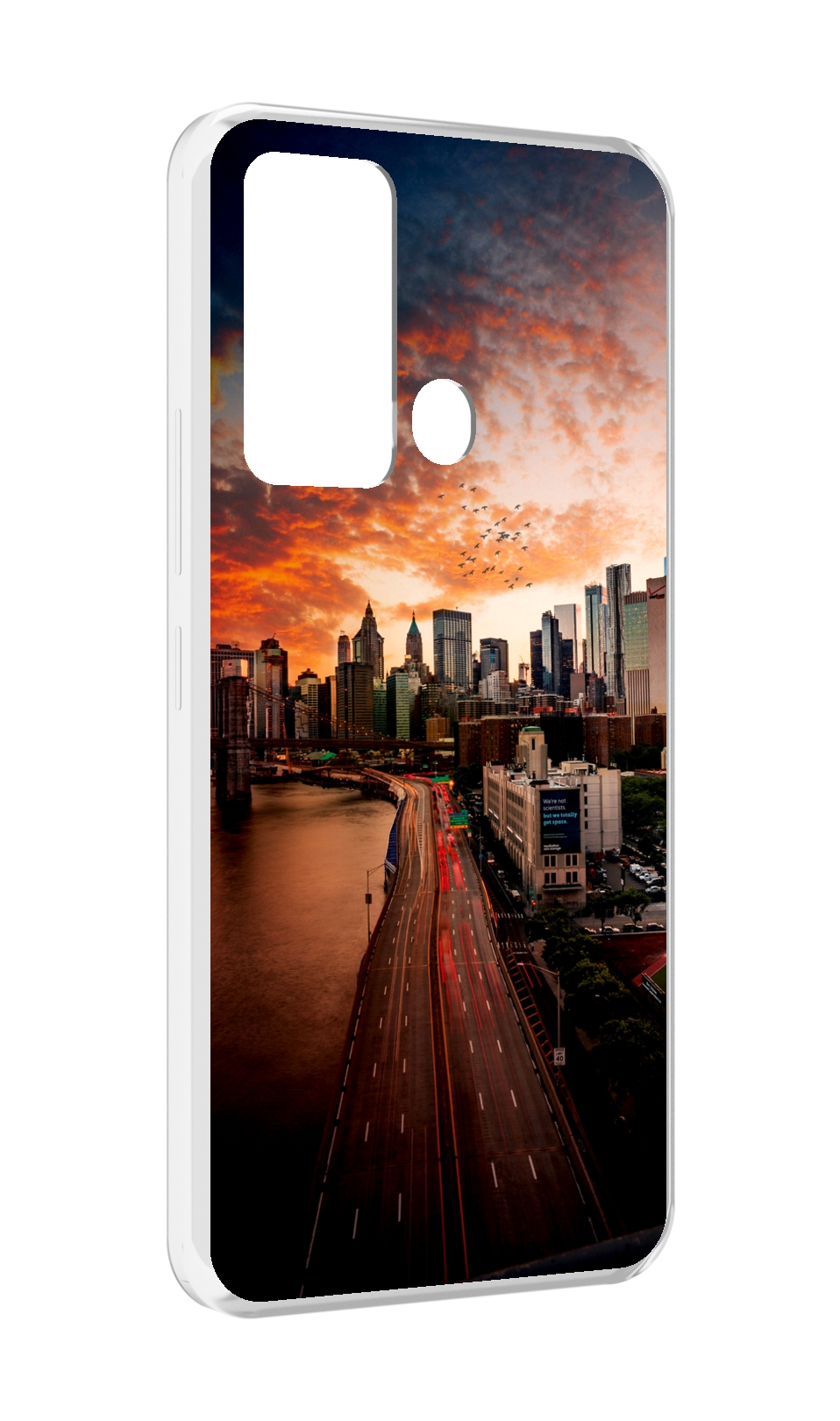 

Чехол MyPads американский город фото для ITEl Vision 3, Прозрачный, Tocco