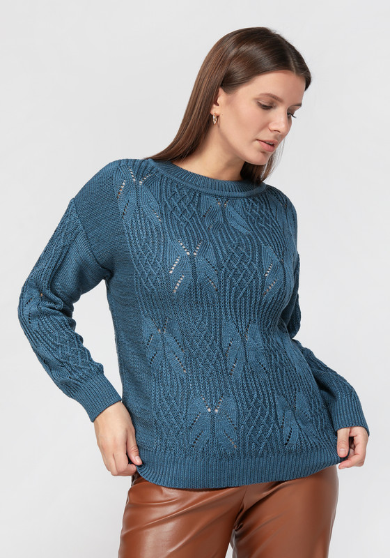 

Джемпер женский Vivawool 311577 синий 50 RU, 311577