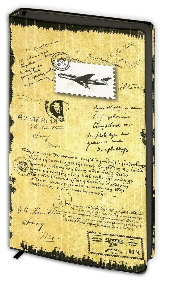 

Записная книга А6 96л, Винтажное письмо-1