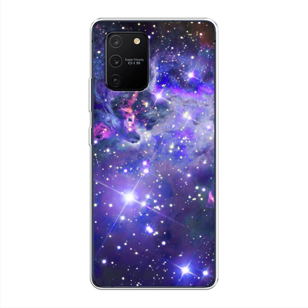 

Чехол Awog на Samsung Galaxy A91/S10 Lite "Яркая галактика", Разноцветный, 29950-4