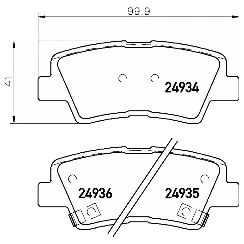 

Колодки Тормозные Nao Hyundai Sonata V (Nf) Tucson (Jm) / Kia Opirus (Gh) Soul (Am) / Ssan