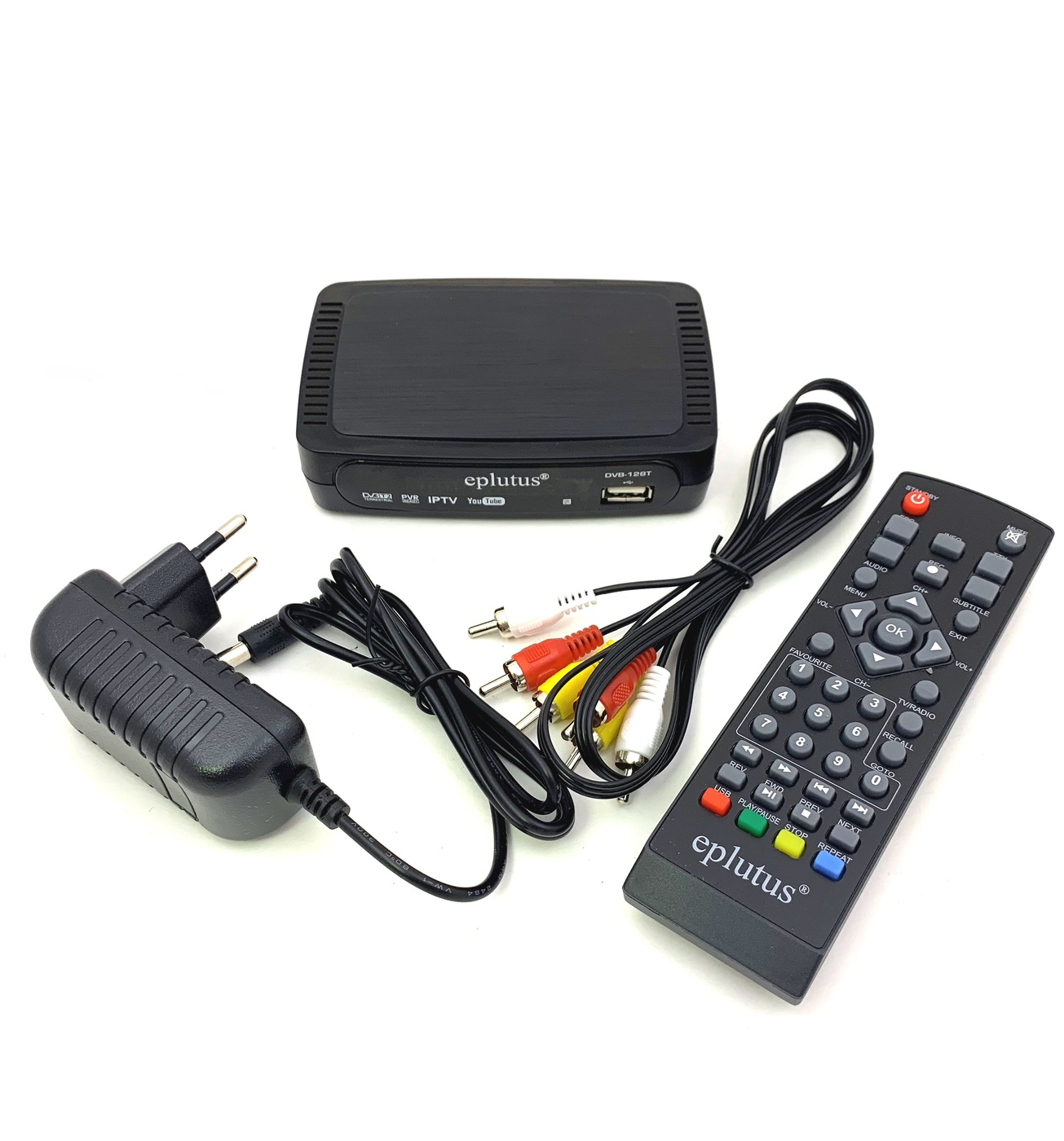 Цифровой HD TV-тюнер DVB-T2 Eplutus DVB-128T