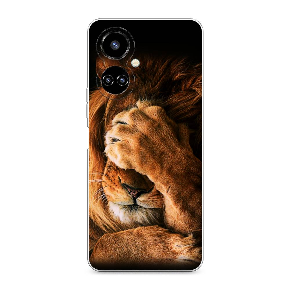 

Чехол Awog на Tecno Camon 19/19 Pro 4G "Львиный стыд", Разноцветный, 301650-1