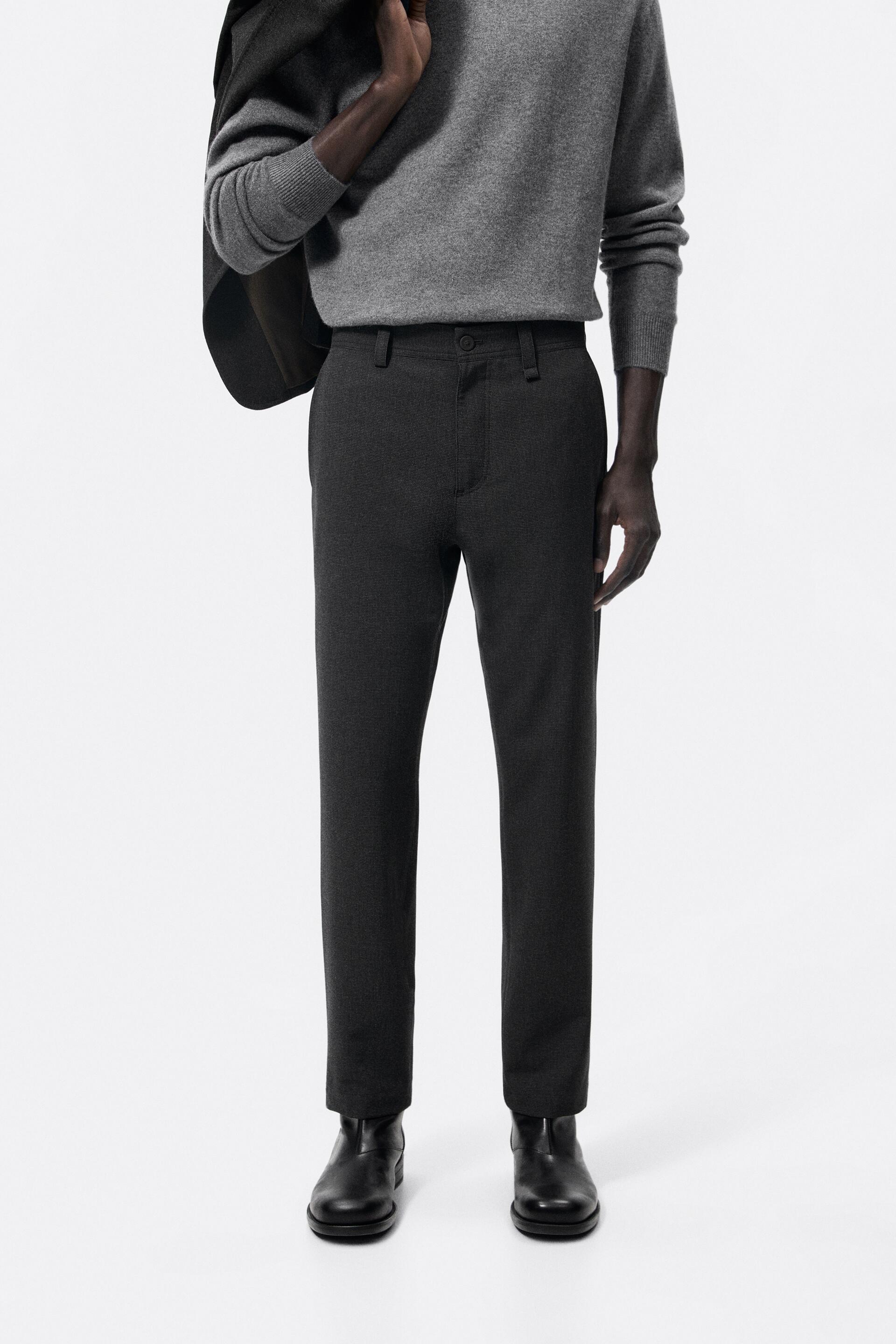 

Брюки мужские ZARA 05761215 черные 44 (доставка из-за рубежа), 05761215