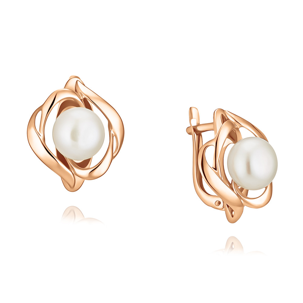 

Серьги из красного золота ADAMAS 2452922/01-А50-727, жемчуг культивированный, 2452922/01-А50-727