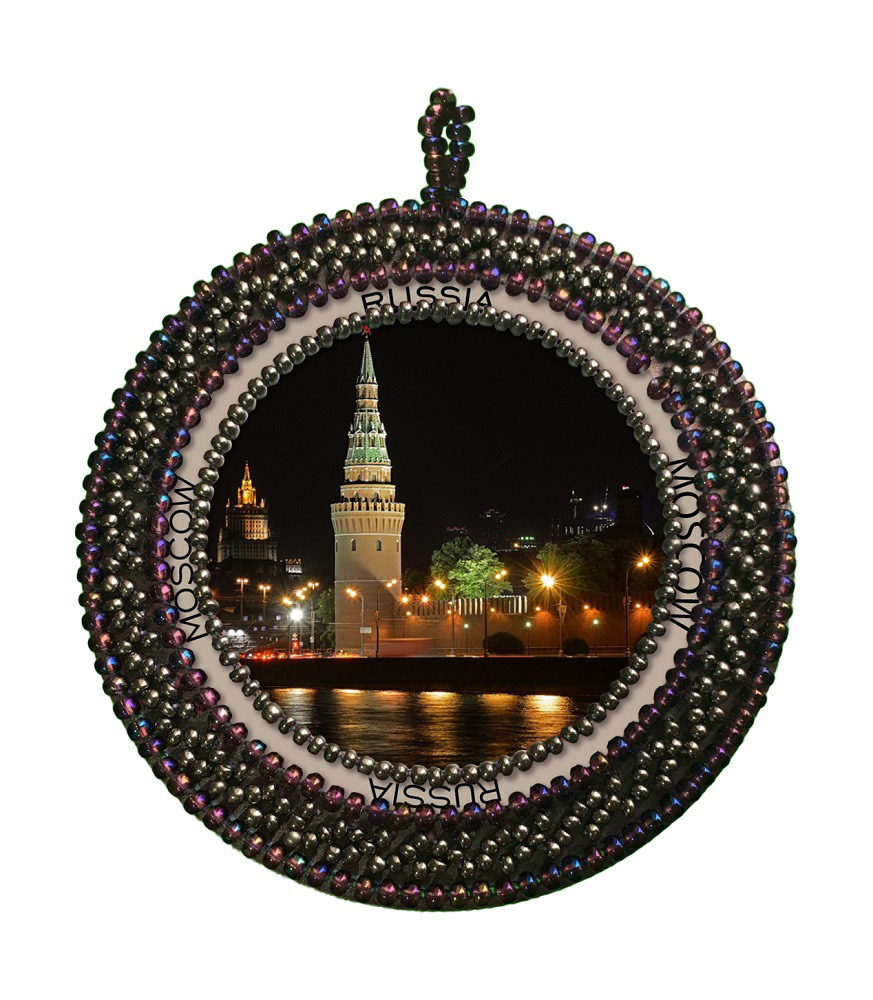 

Вышивка бисером Nova Stitch "Москва", 6,3*6,3 см