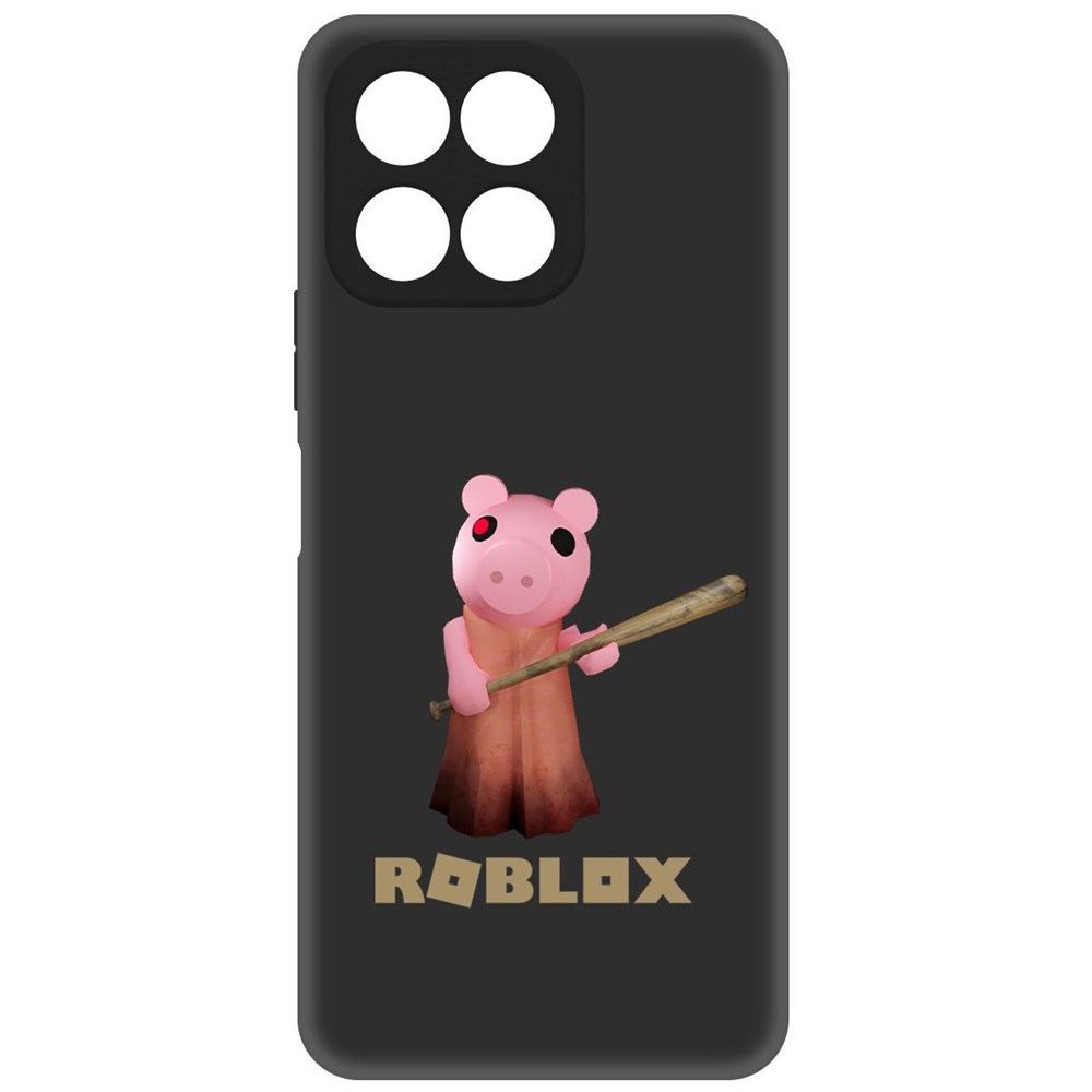 

Чехол-накладка Софт Roblox-Пигги для Honor X8 5G, Черный