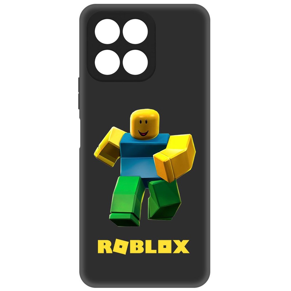 

Чехол-накладка Софт Roblox-Классический Нуб для Honor X8 5G, Черный