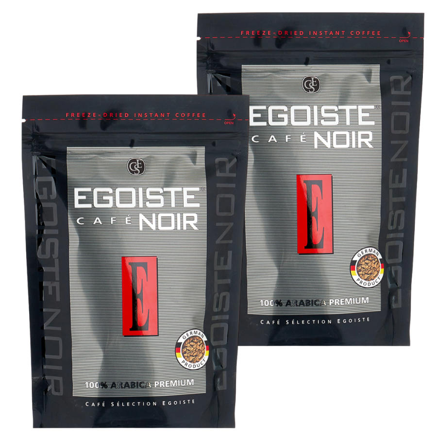 Кофе растворимый EGOISTE Noir 2 шт по 70 г 1084₽