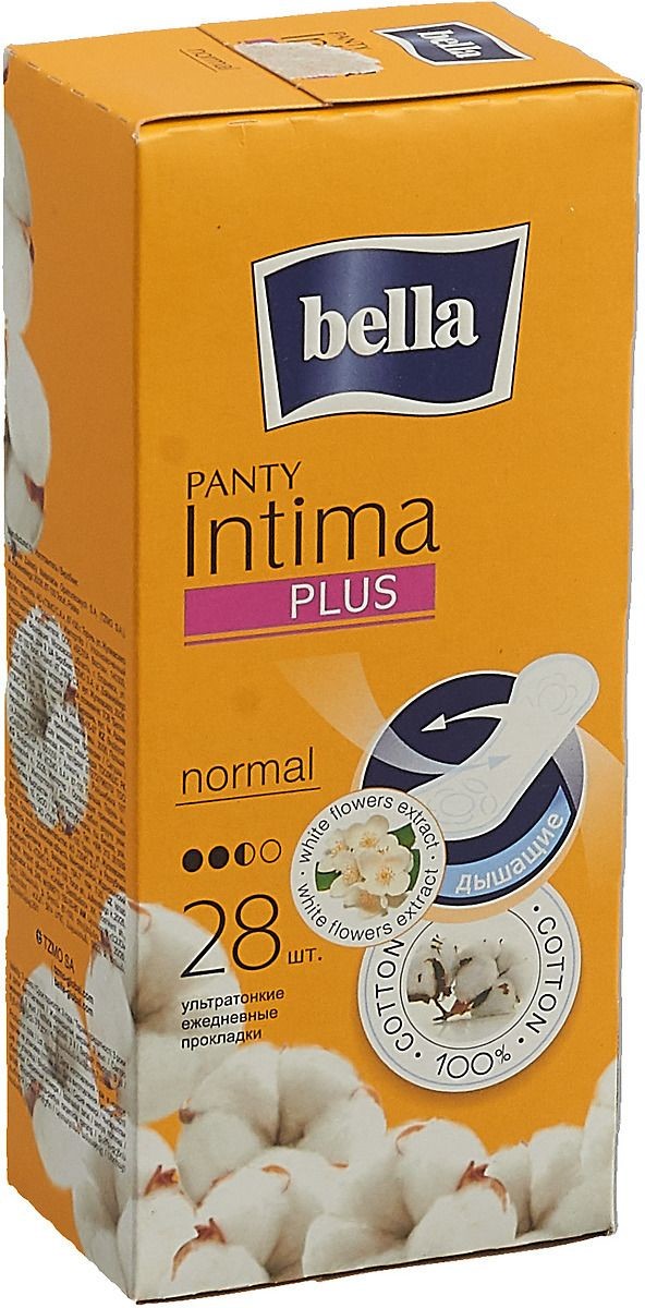 Купить Прокладки ежедневные Bella Panty Intima Plus , normal, 28 штук