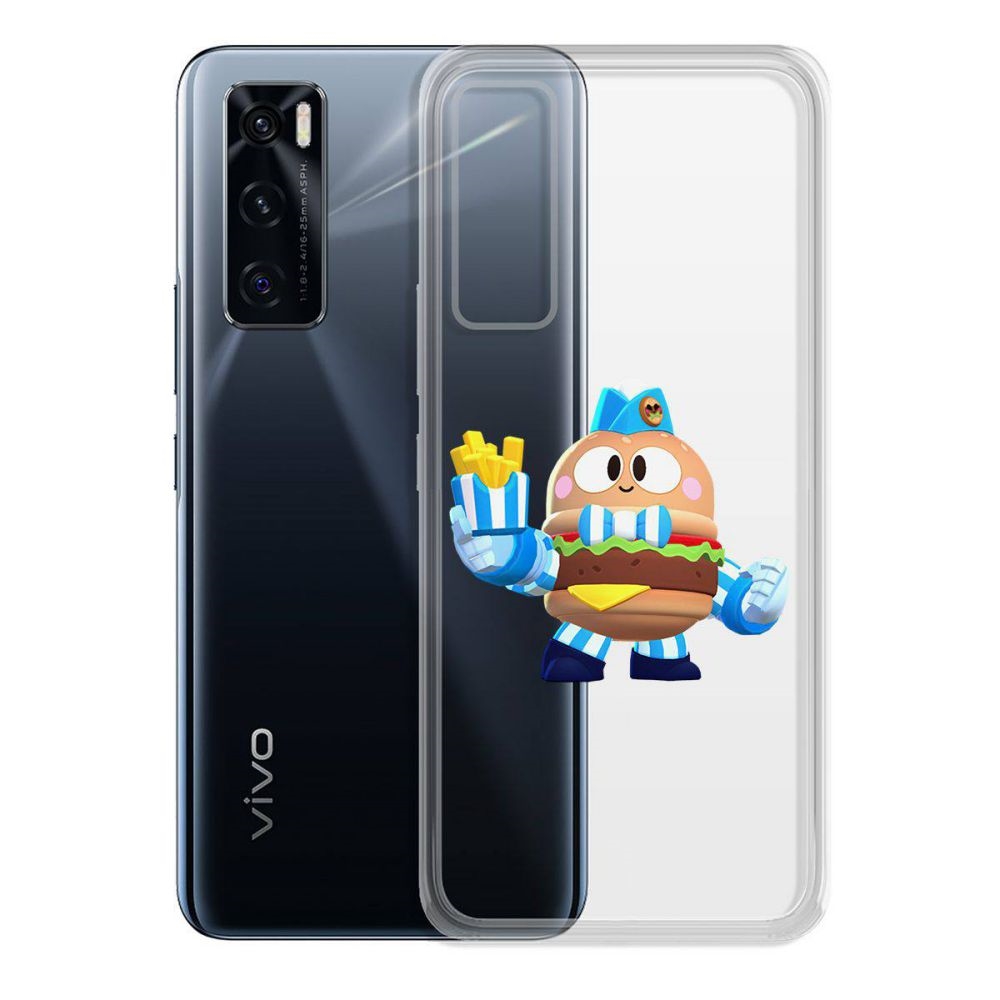 

Чехол-накладка Brawl Stars-Бургер Лу для Vivo V20 SE