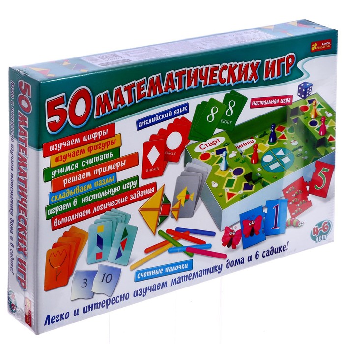 

Настольная игра «Большой набор - 50 математических игр»