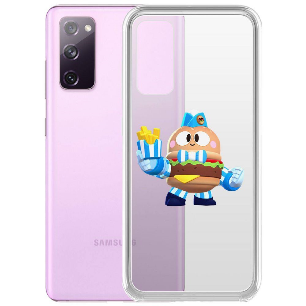 

Чехол-накладка Brawl Stars-Бургер Лу для Samsung Galaxy S20 FE