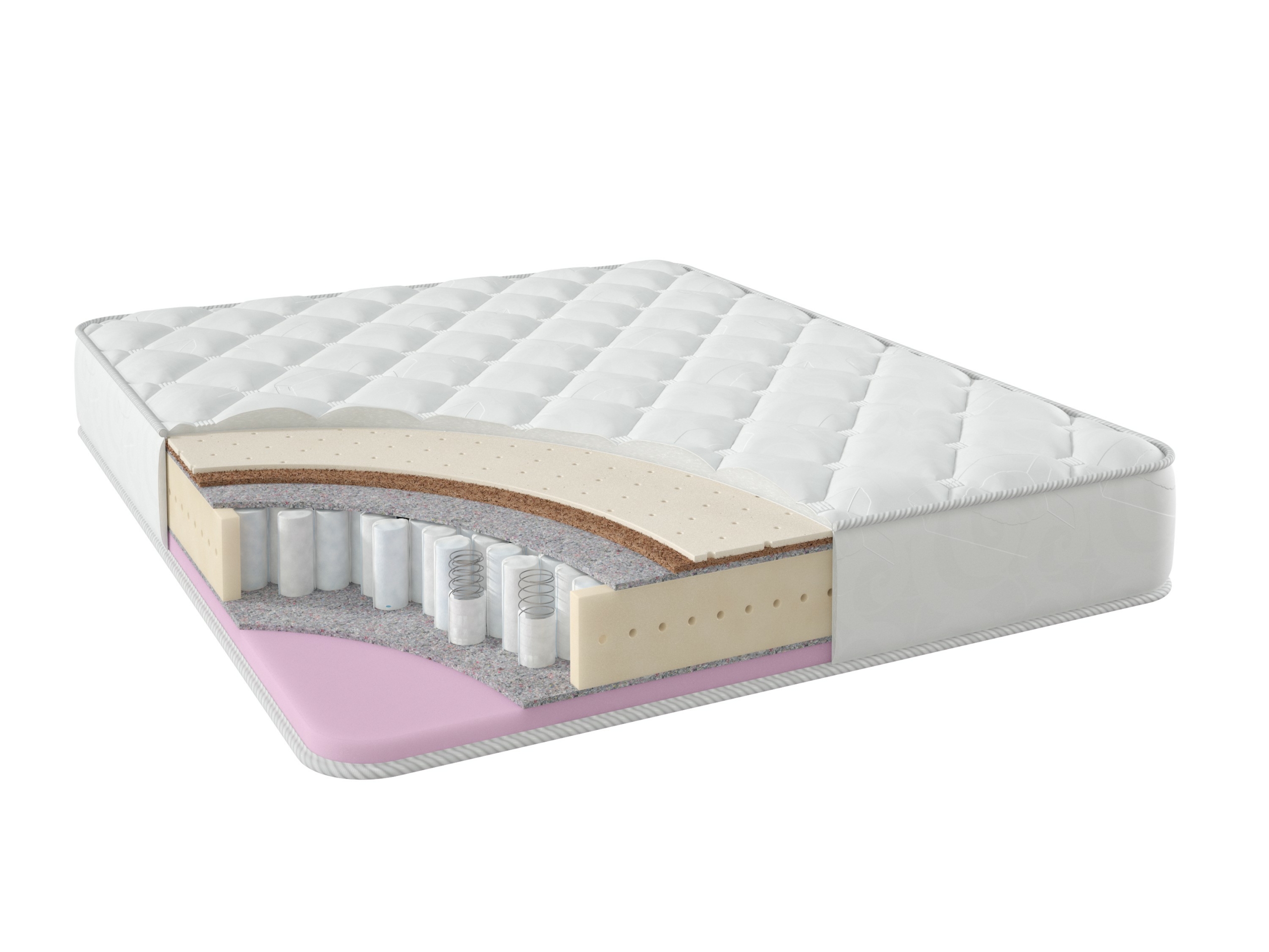 

Матрас Stories Эконом Астон ТФК 140х190, Бежевый;белый;серый;серебристый, Астон ТФК