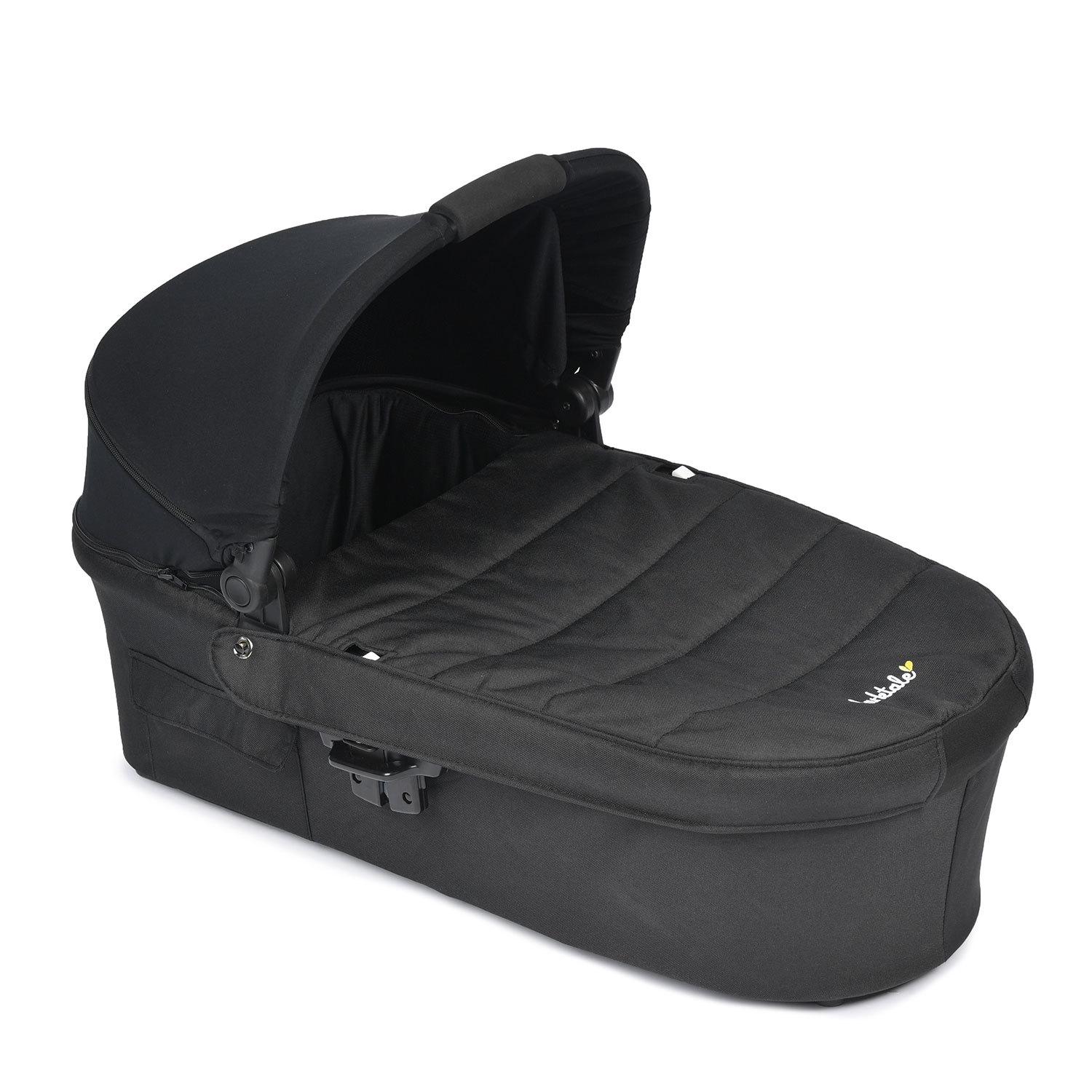 Люлька Larktale Coast Carry cot Folding -Black- w/ Adaptors люлька bassinet для era indie speed black bumbleride