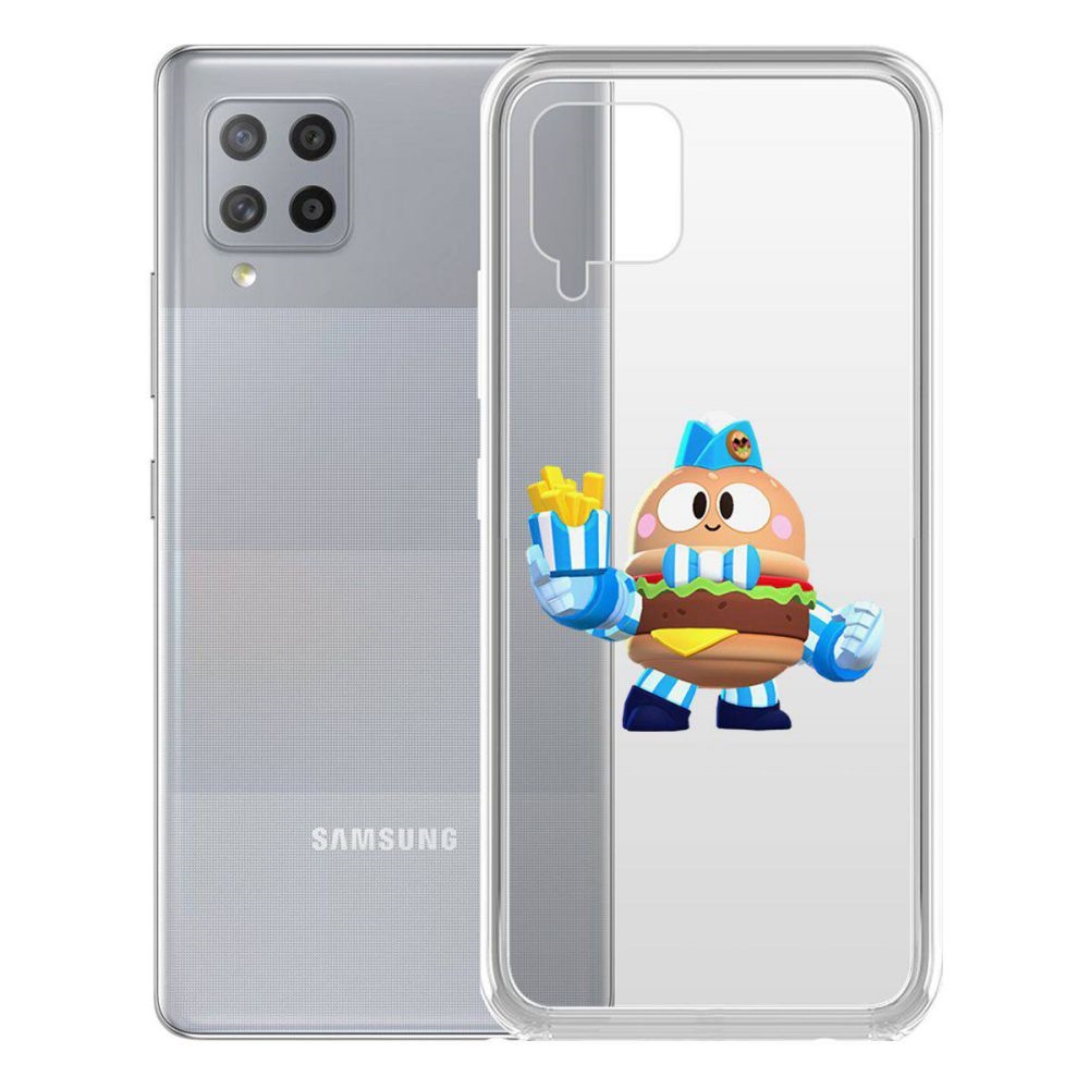 

Чехол-накладка Brawl Stars-Бургер Лу для Samsung Galaxy A71 (A715)