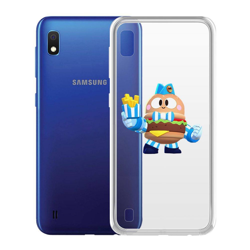 

Чехол-накладка Brawl Stars-Бургер Лу для Samsung Galaxy A10 (A105)