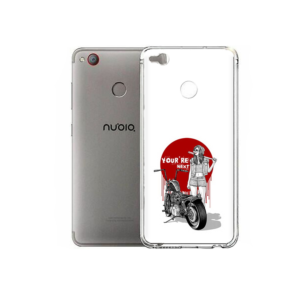 

Чехол MyPads Tocco для ZTE Nubia Z11 Mini девушка с мотоциклом (PT53565.450.315), Tocco