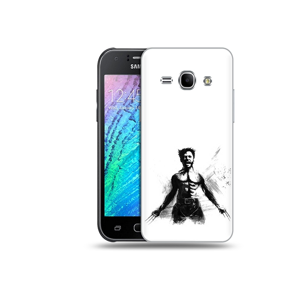 

Чехол MyPads Tocco для Samsung Galaxy J1 росомаха (PT26162.569.587), Прозрачный, Tocco
