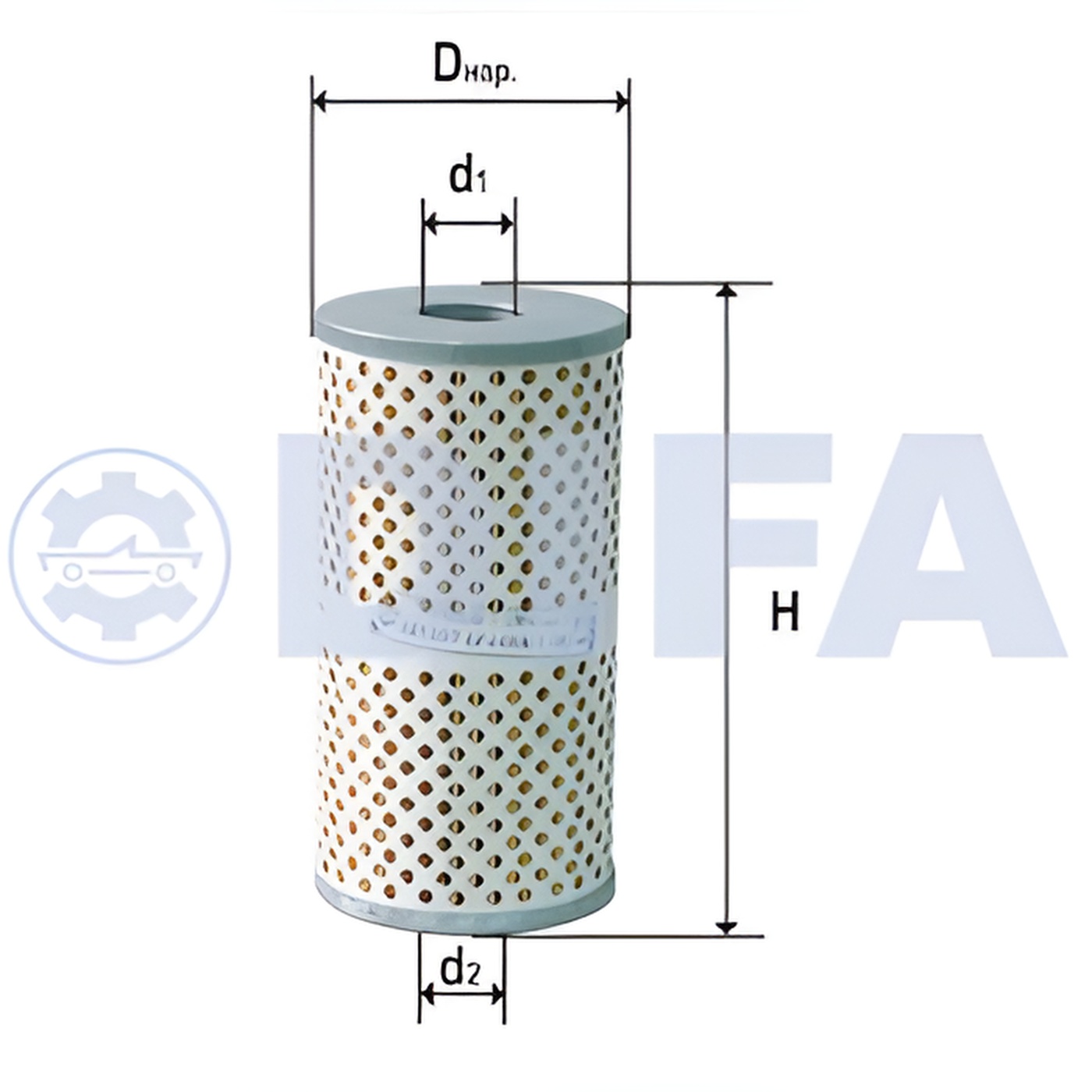 Фильтр масляный ДИФА DIFA5307 для ГАЗ-53 66 3307 ПАЗ КАВЗ