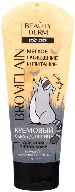 фото Скраб для лица beautyderm с абрикосовой косточкой, 75 мл