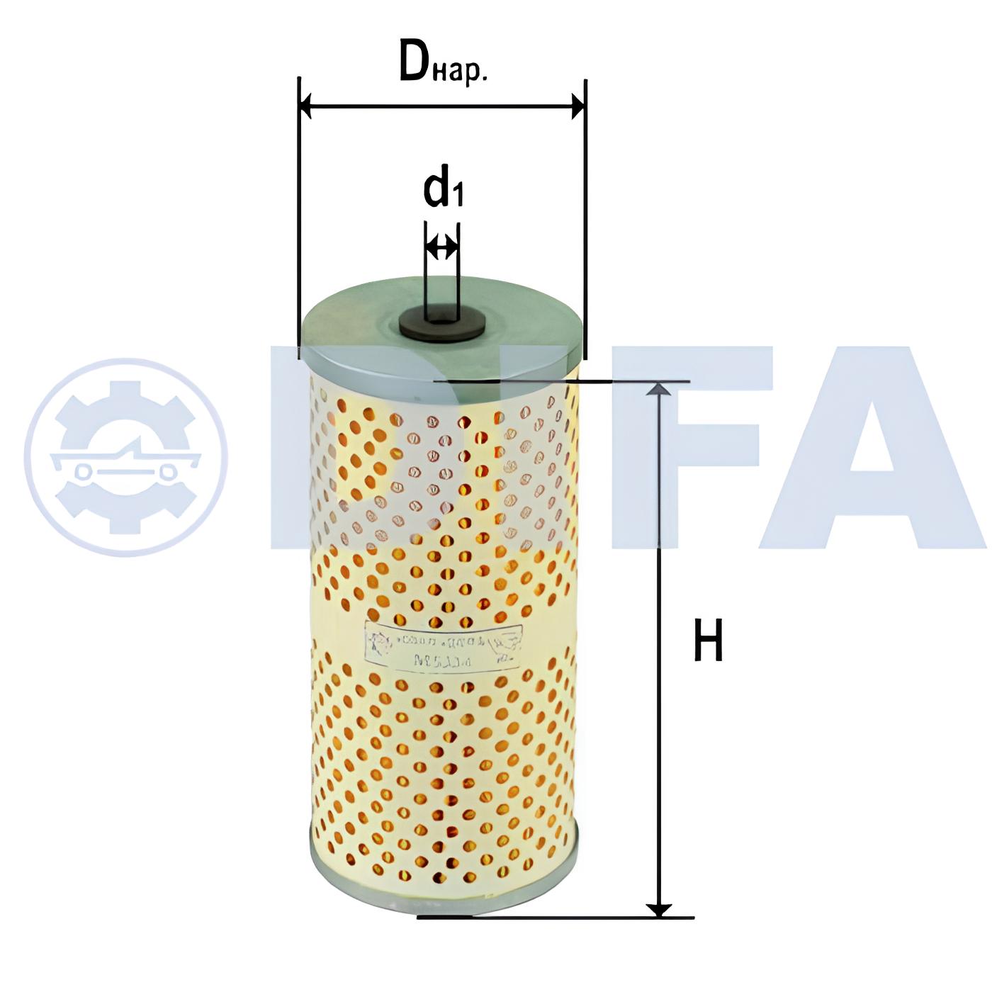 Фильтр масляный ДИФА DIFA5314 тонкой очистки ниточный для КАМАЗ ЕВРО