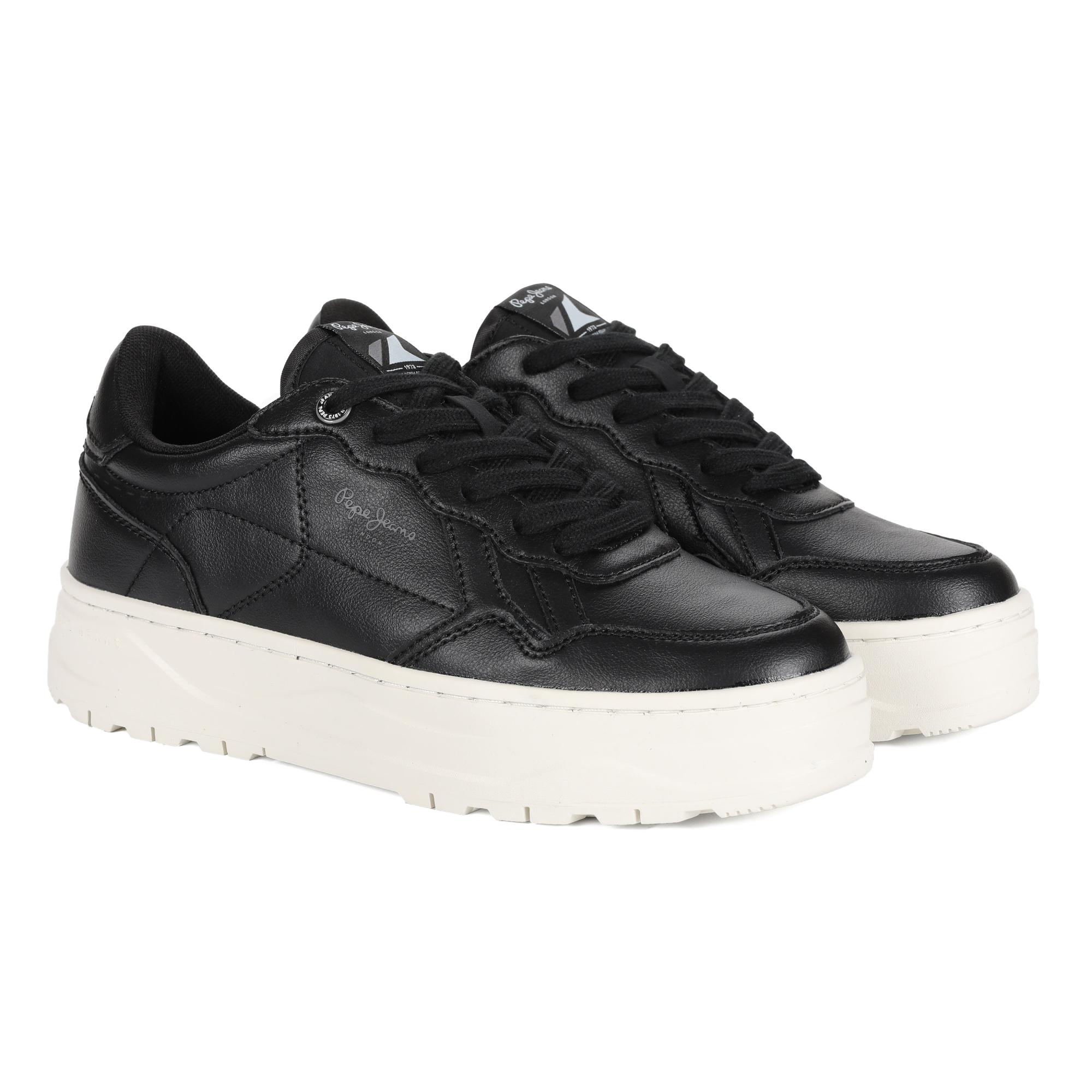 

Кеды женские Pepe Jeans London KORE BRITT W PLS31389 черные 36 EU, Черный, KORE BRITT W PLS31389