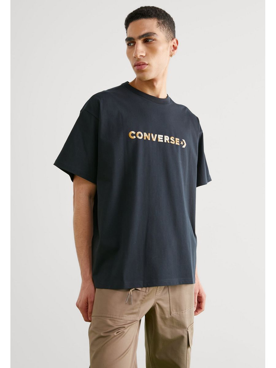 

Футболка мужская Converse CO422O0DA черная XS, Черный, CO422O0DA