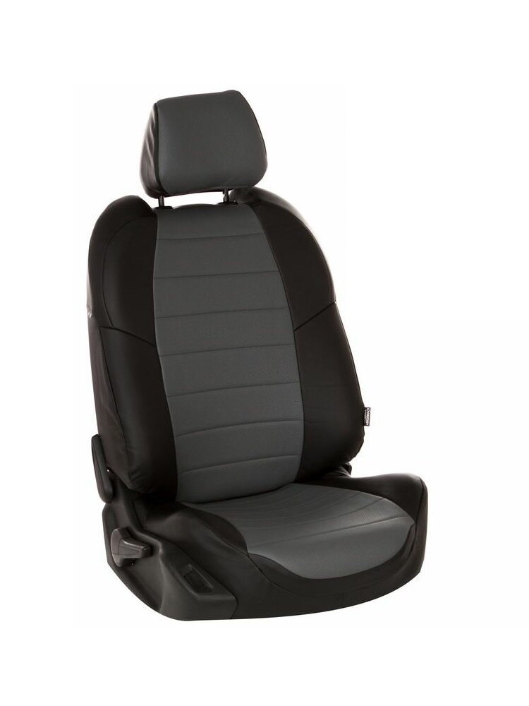 

Авточехлы Ford S-max 1 2006-2019 5 мест экокожа черный, серый Автопилот fo-ra-r2-chese-e, Ford S-max 1 микровен, 5 мест 2006-2015