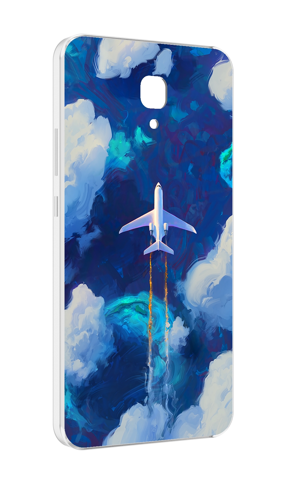 

Чехол MyPads самолет-в-небе-рисунок для Meizu M5 Note, Прозрачный, Tocco