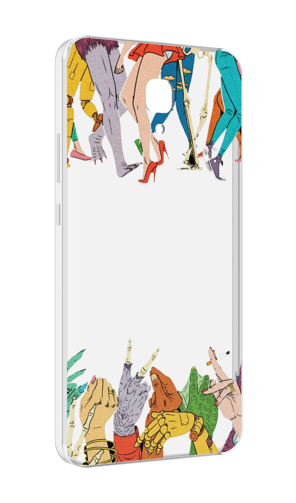 

Чехол MyPads разные персонажи пальчики для Meizu M5 Note, Прозрачный, Tocco
