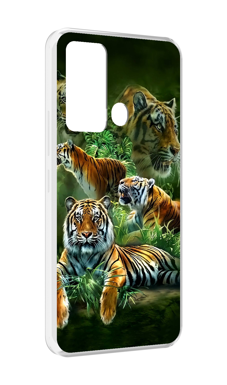 

Чехол MyPads Тигры для ITEl Vision 3, Прозрачный, Tocco