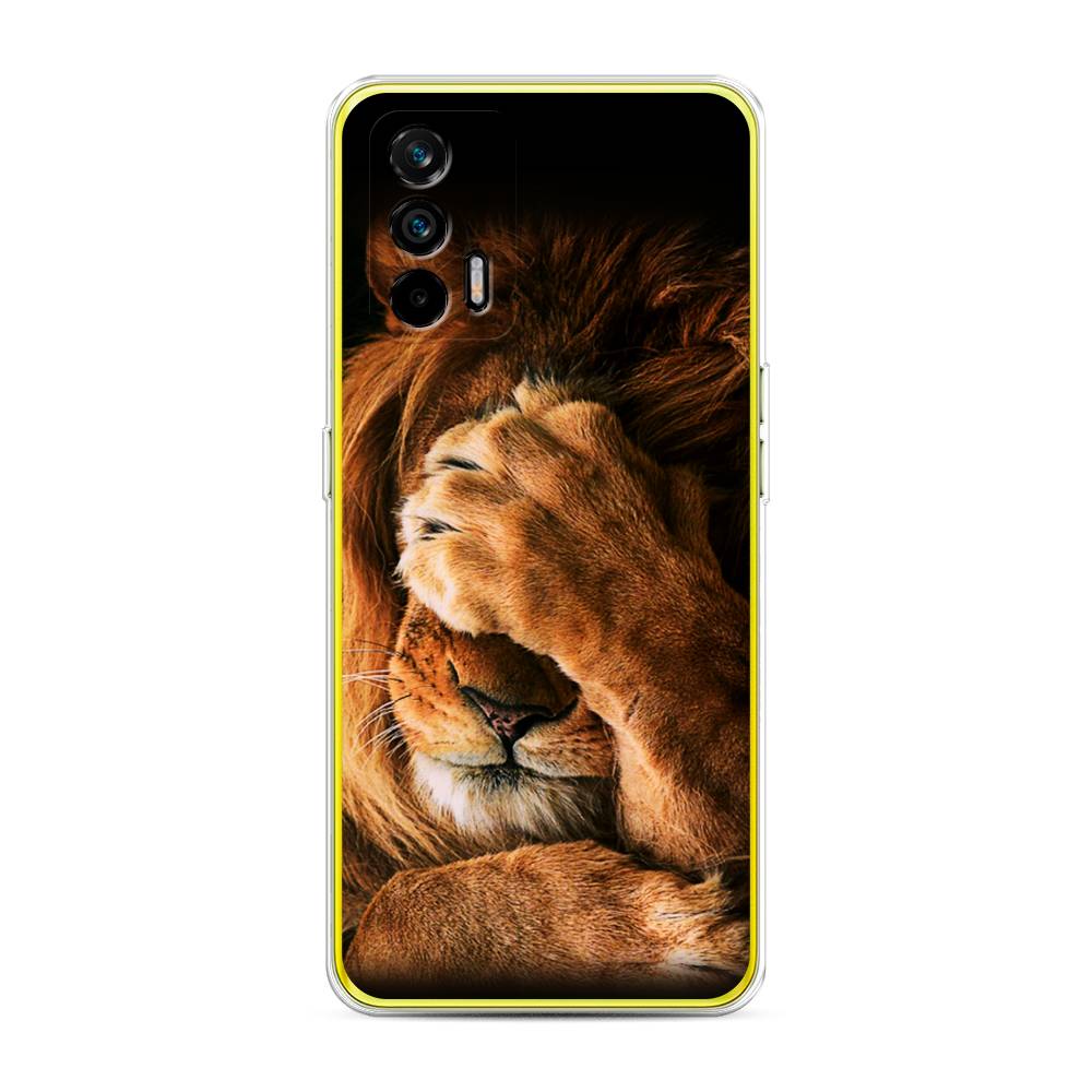 

Чехол Awog на Realme Q3 Pro "Львиный стыд", Разноцветный, 256550-1