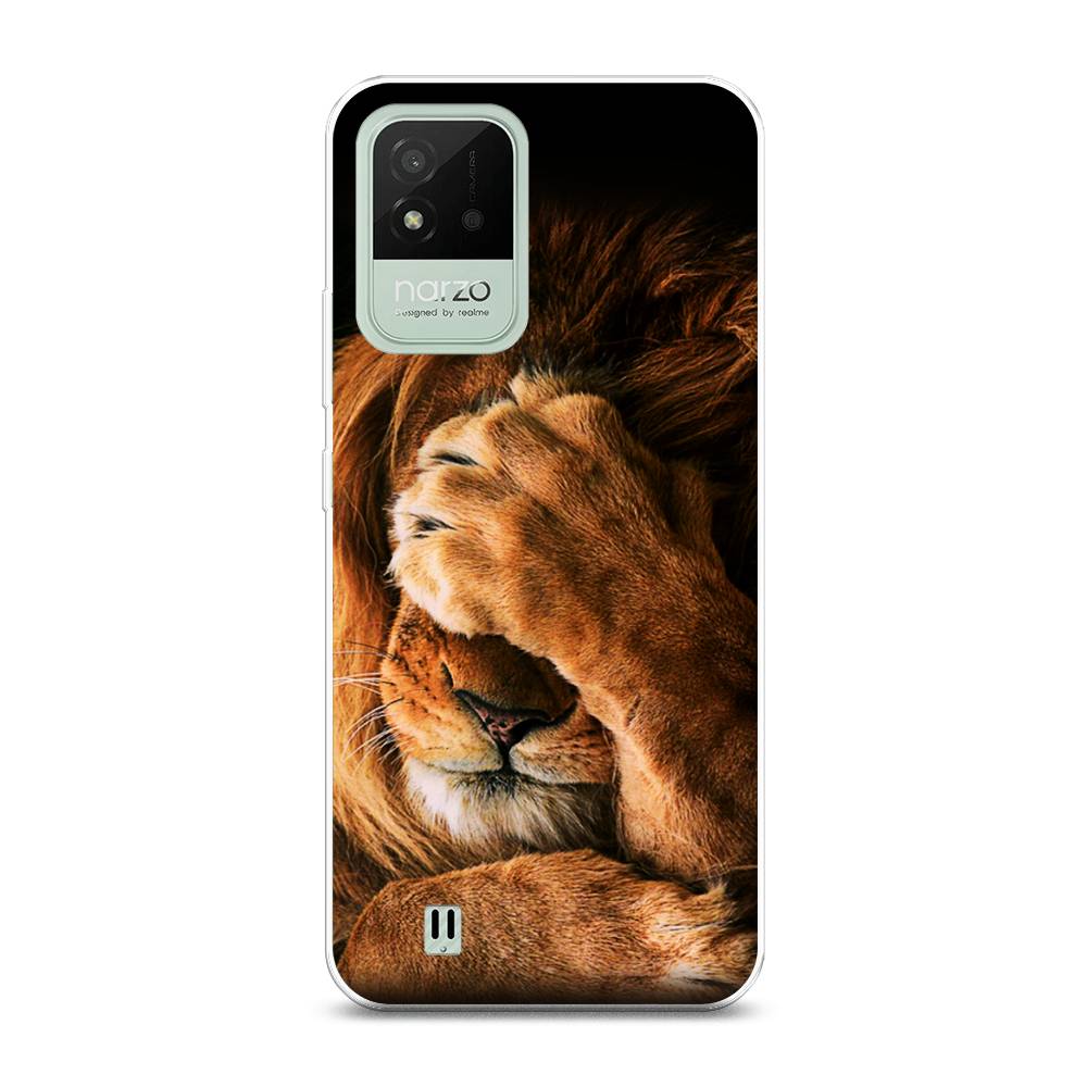 

Чехол Awog на Realme Narzo 50i "Львиный стыд", Разноцветный, 2510050-1