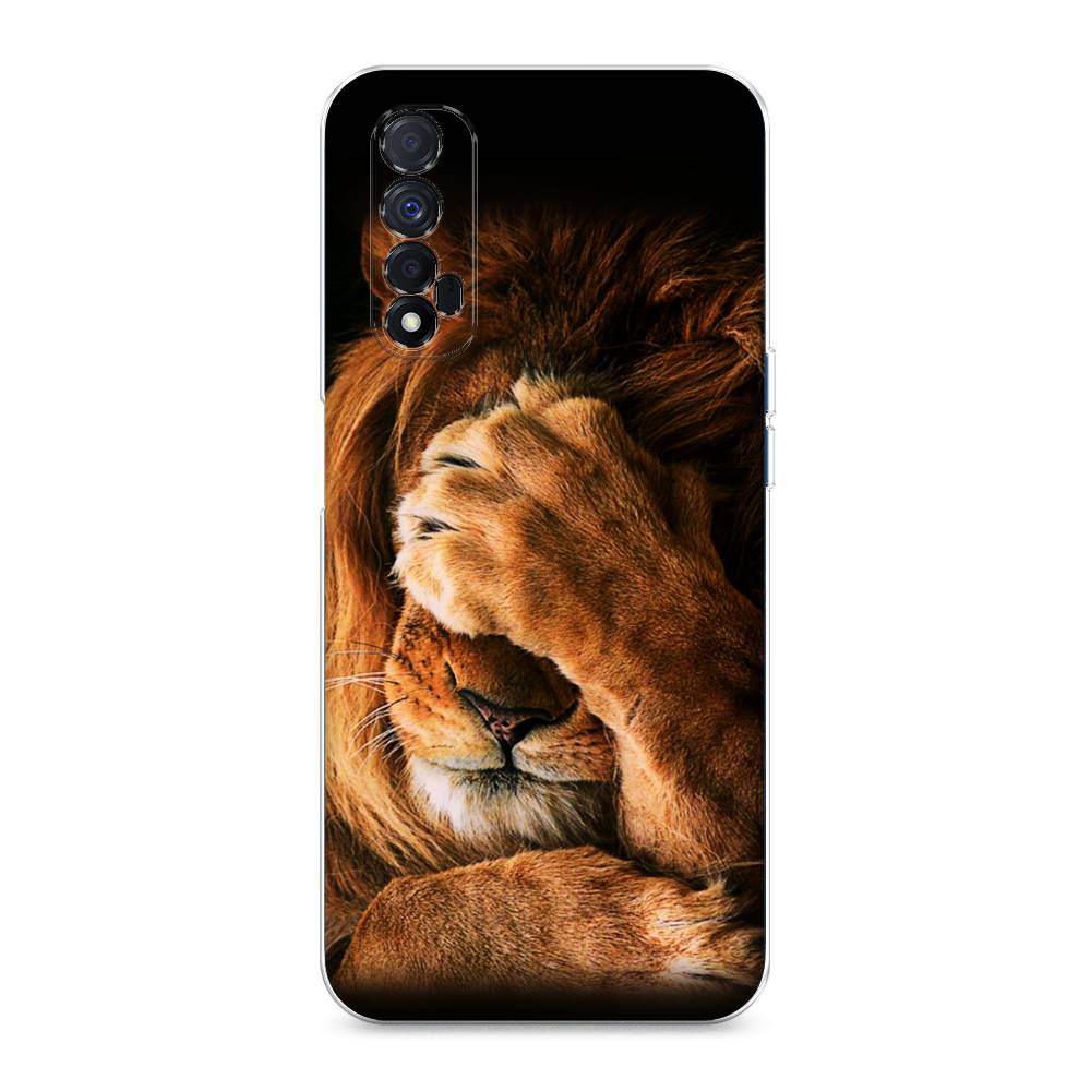 

Чехол Awog на Realme Narzo 30 4G "Львиный стыд", Разноцветный, 257650-1