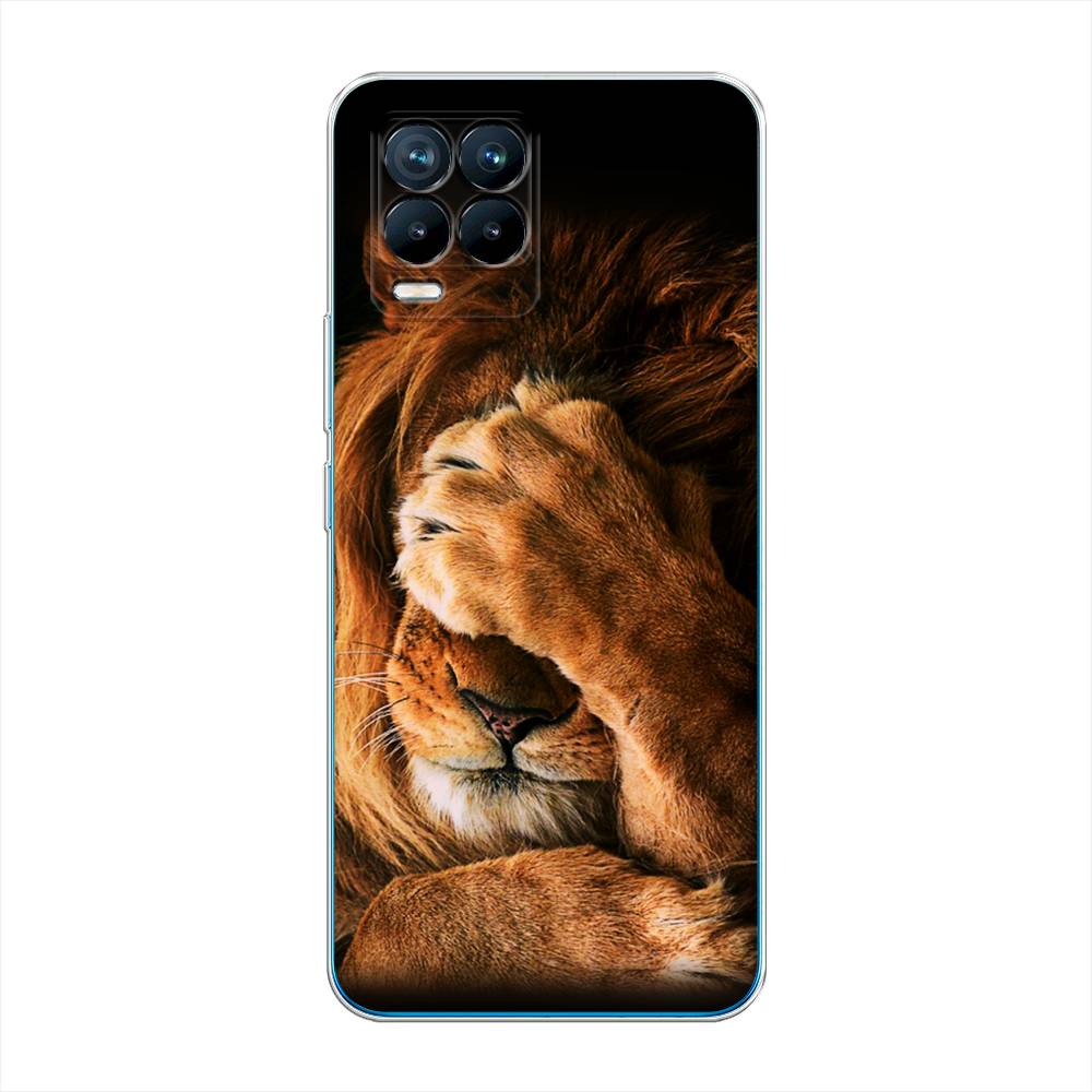 

Чехол Awog на Realme 8/8 Pro "Львиный стыд", Разноцветный, 255550-1