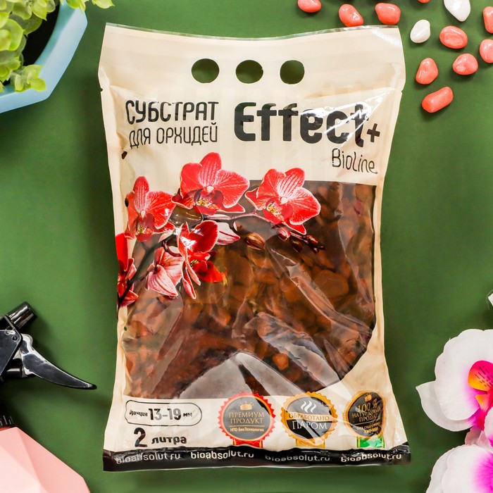 

Субстрат для орхидей Effect+™ Bio line 13-19 мм, 2 л