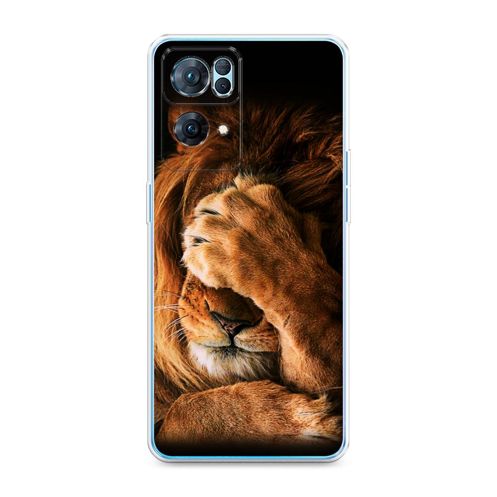 

Чехол Awog на Oppo Reno 7 Pro "Львиный стыд", Разноцветный, 258250-1