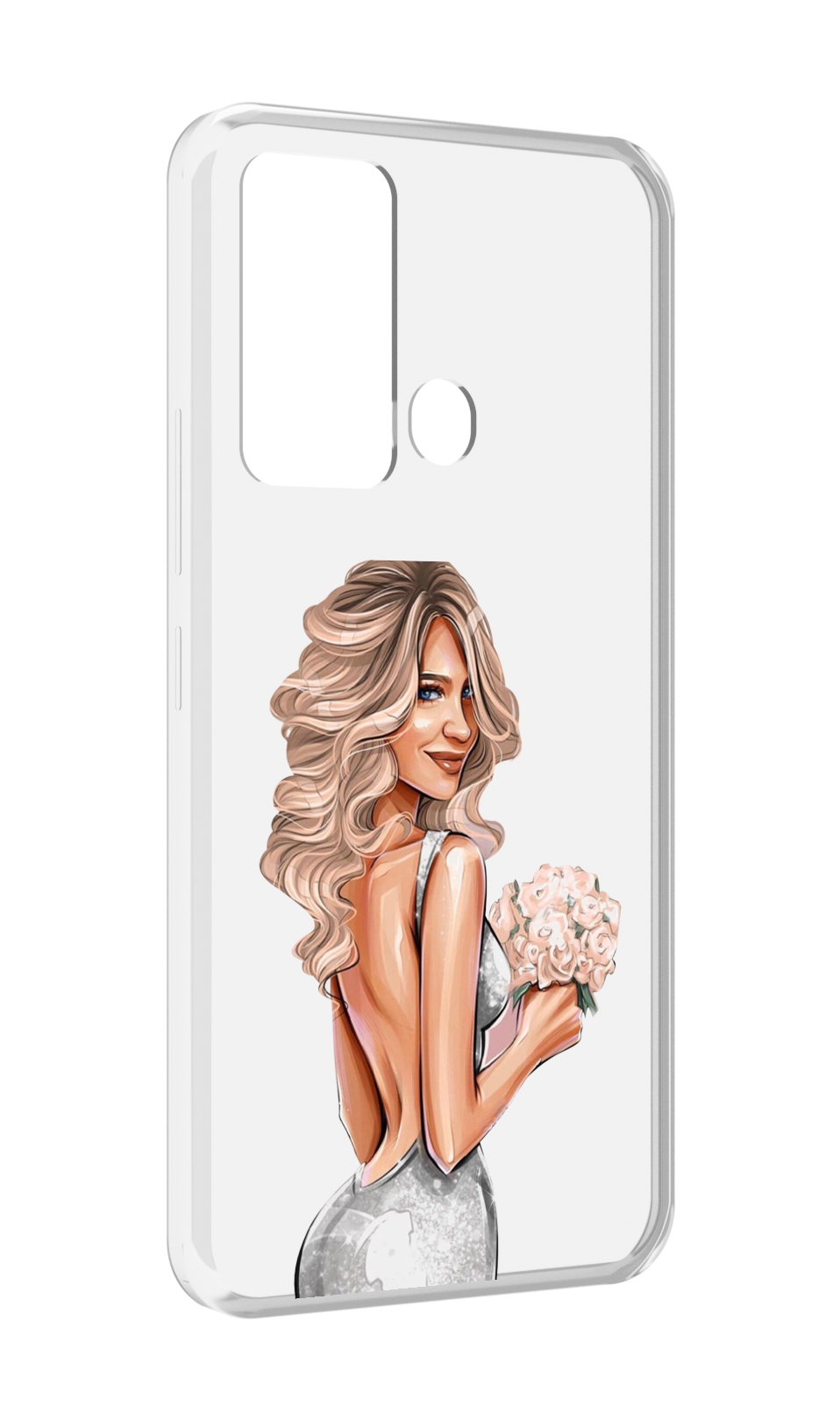 

Чехол MyPads Роскошное-платье женский для ITEl Vision 3, Прозрачный, Tocco