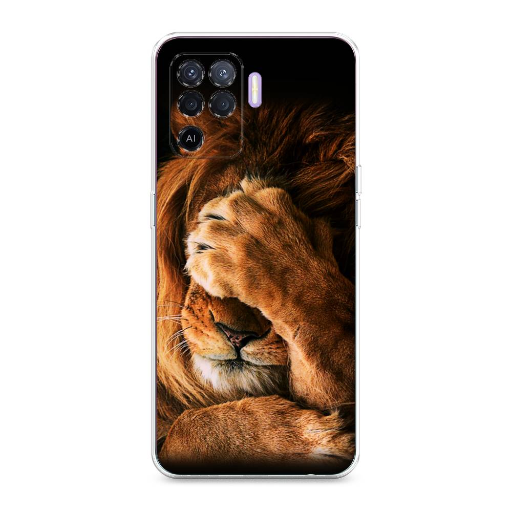 

Чехол Awog на Oppo Reno 5 Lite "Львиный стыд", Разноцветный, 255150-1