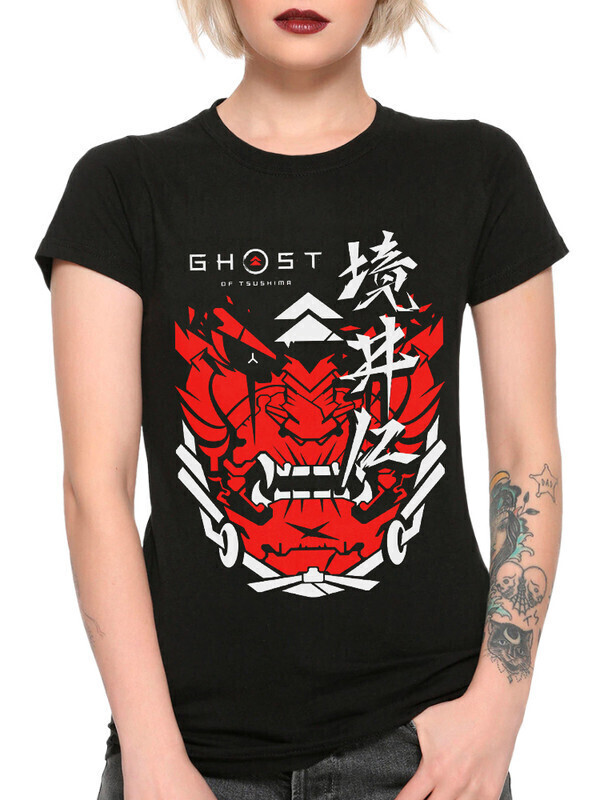 

Футболка женская Dream Shirts Ghost of Tsushima Призрак Цусимы 1 черная 3XL, Черный, Ghost of Tsushima Призрак Цусимы 1