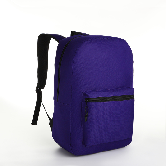 Рюкзак молодёжный Спорт-1 10205771 на молнии наружный карман цвет фиолетовый