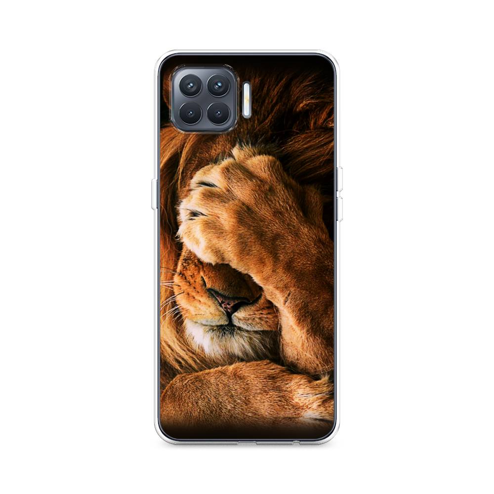 

Чехол Awog на Oppo Reno 4 Lite/A93 "Львиный стыд", Разноцветный, 255350-1