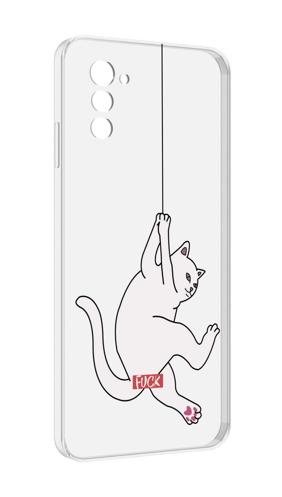 

Чехол MyPads котяра-на-веревке для UleFone Note 12 / Note 12P, Прозрачный, Tocco