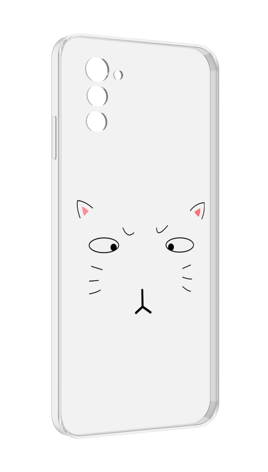 

Чехол MyPads кот-части-лица для UleFone Note 12 / Note 12P, Прозрачный, Tocco