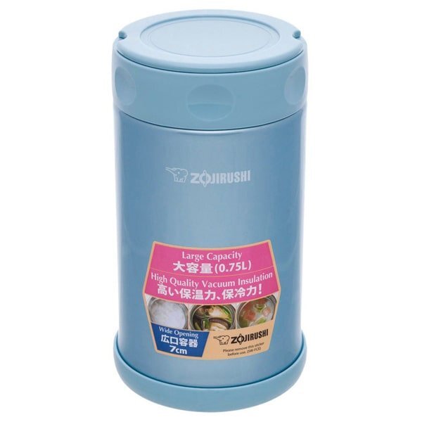 

Термоконтейнер Zojirushi SW-FCE75-AB 0,75 л (голуб), Голубой, SW-FCE75-AB