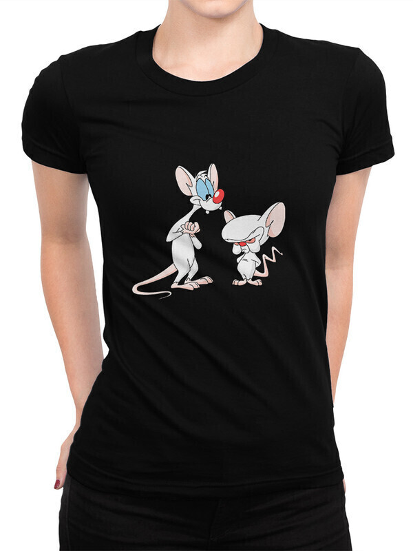 

Футболка женская Dream Shirts Мультфильм Пинки и Брейн 1000855-1 черная XS, Черный, Мультфильм Пинки и Брейн 1000855-1