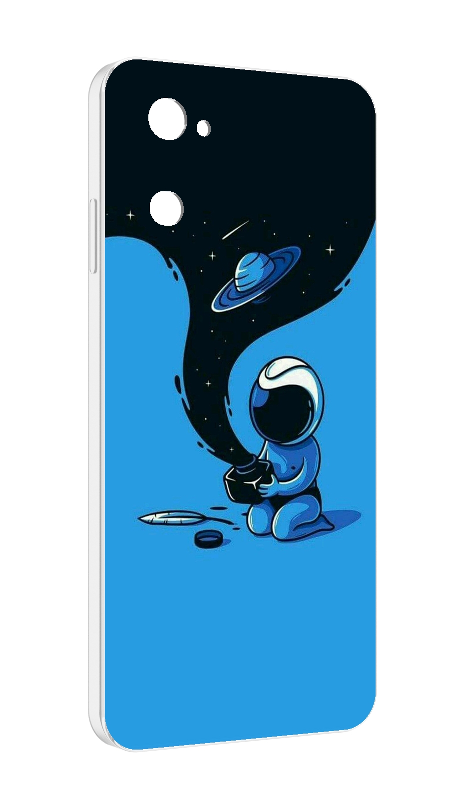 

Чехол MyPads космос из черной краски для UleFone Note 12 / Note 12P, Прозрачный, Tocco